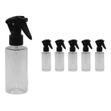 5 Frascos Pet Borrifador Pulverizador 100ml Válvula Gatilho