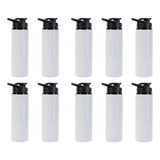 5 Garrafas Squeeze Alumínio 750ml P Sublimação Branco prata