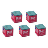 5 Giz Master Made In Usa Para Sola Couro Taco Bilhar Sinuca Cor Verde escuro