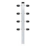 5 Haste Canto Industrial Big Cantoneira 80cm 25mm 8 Isolador