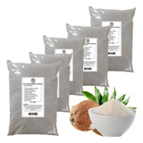 5 Kg Coco Ralado Flocos Fino Integral Açúcar Natural Premium