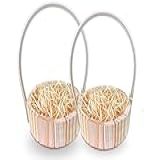 5 Kit Cesta Para Presente 13cm E 16cm Cestinha Lembrancinha