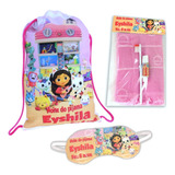 5 Kit Personalizado Mascara Para Dormir Mochila Kit Higiene