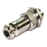 5 Kit Plug Conector Circular Mike 5 Via G16 16mm 5 Pino 5amp