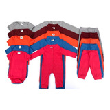 5 Kits 15 Pçs Roupa Bebê Body tip Top mijão Menino Menina