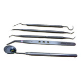 5 Kits Clinico Odontológico C Escavador 17 E Espatula 1