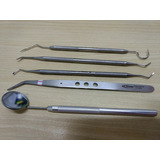 5 Kits Clinico Odontológico C Escavador 17 E Espatula 1