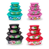 5 Kits Com 4 Potes Decorados Cada Atacado