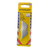 5 Lâmina Reposição Trapezoidal Stanley Estilete Kit Refil