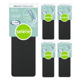 5 Meias 3 4 Masculina Compressão Moderada Selene 6096