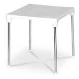 5 Mesa Quadrada Desmontável 70x70x72 Cm Pracasa Niquelart