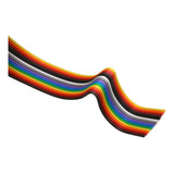 5 Metros Cabo Flat Colorido Estanhado 14 Vias 0 20mm 24awg