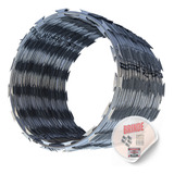 5 Metros Concertina Dupla Clipada 45 Cm Kit Instalaçao