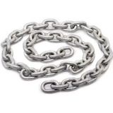 5 Metros De Corrente Galvanizada 8mm Calibrada Din 766