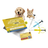 5 Microchip Nano Seringado 1 4x8mm Animal Medalha Qr Code