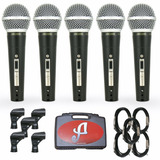 5 Microfones Arcano Renius 8 Kit