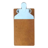 5 Min Pranchetas Brancas Mdf A6 100x180mm Com Porta Caneta