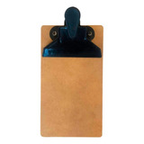 5 Min Pranchetas Pretas Mdf A6 100x180mm Com Porta Caneta