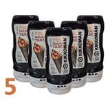 5 Molhos Tarê Kikkoman 200ml Em Squeeze Sushi Temakis