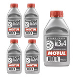 5 Motul Dot 3 E 4 Sintético Brake Fluid Freio