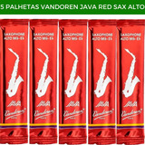 5 Palhetas Vandoren Java Red