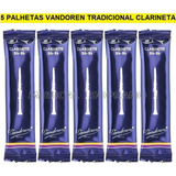 5 Palhetas Vandoren Tradicional Clarineta N 1 5