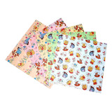5 Papel De Carta Coleção Estampa Ursinho Pooh