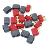 5 Par De Conector Plug T dean Com Capa Macho fêmea Modelismo