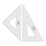 5 Pares De Esquadros Desetec Trident S escala 2516 E 2616 