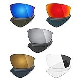 5 Pares De Lentes Polarizadas De Substituição Para óculos De Sol Oakley Bottlecap Azul Gelo Vermelho Fogo Prata Titânio Bronze Dourado Cinza Eclipse