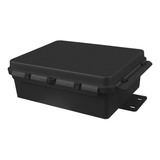 5 Pç Caixa Hermética Multiuso Mini 17x13 5x6 5 Preta Chm0003