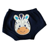 5 Pç Cueca Calcinha Bebe Short Tapa Fralda Algodão Desfralde