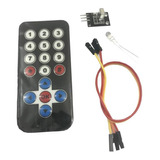 5 Pcs Kit Controle Remoto Ir Receptor Cabos P Arduino