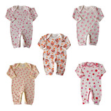 5 Pçs Macacão Body Pijama Bebê Atacado Algodão Gêmeos Lote
