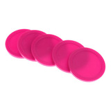 5 Peças De Discos De Substituição De Air Hockey De Rosa
