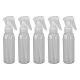 5 Peças De Frasco De Spray De Plástico De 100 Ml Frasco De Spray Vazio De Plástico Reciclável Transparente Frasco De Spray De Viagem Frascos De Spray De Bomba Para Loção álcool 5 Peças Frasco De Spray De Plástico De 100 Ml