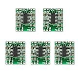 5 Peças Super Pequeno 3w 3w Tipo D Pam8403 Amplificador De áudio Digital Módulo Amplificador De Potência 2 5v 5 5v Canal Duplo Eletrônico Para Alto Falantes Portáteis