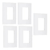 5 Placas 4x2 3 Módulos Branco Lunare Schneider Espelho Tomad