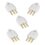 5 Plug Tomada Macho Pino 2p