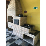 5 Projetos Churrasqueira Alvenaria Forno Fogão A Lenha