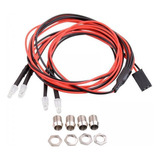 5 Rc Car 4 Led Luz Frontal Conjunto De Lâmpada Para choque