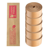 5 Rolo Fita Gomada 70mm C Reforço Lacre Inviolável Promoção