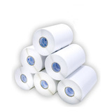 5 Rolos 10x15 100x150 Couche Serrilha Econ Opção Etiquetas Cor Branco