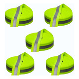 5 Rolos Faixa Fita Refletiva Uniformes Verde Neon 100 Metros