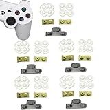 5 Sets Silicone Conductive Rubber Pads Replacement For Playstation 3 PS3 Controller Parts For Dualshock 3 L1 R1 L2 R2 Adhesive Button Changing Keypad Repair Replacement Part Tool Kit PS3 