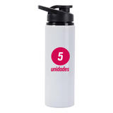 5 Squeeze Para Sublimação Garrafa Alumínio Academia 750ml