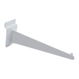 5 Suporte Prateleira 20cm Painel Canaletado Branco