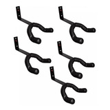5 Suportes Parede Fixo Ukulele Guitarra Violão Baixo Sp10f