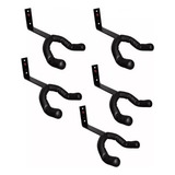 5 Suportes Parede Fixo Ukulele Guitarra Violão Baixo Sp10f