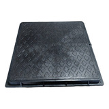 5-tampa De Pvc Para Caixa De Esgoto 50x50 C/ Aro